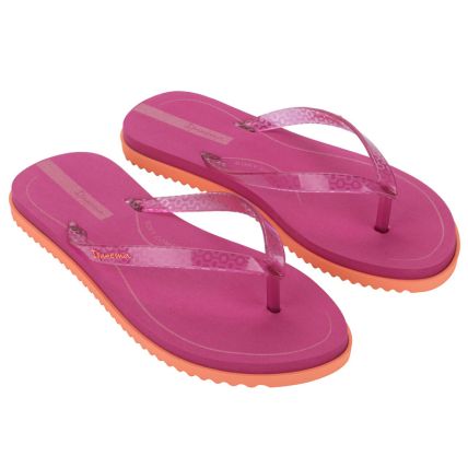 Chinelo Feminino Ipanema Rio - 27314 - Rosa/rosa Transparente - Atacado
