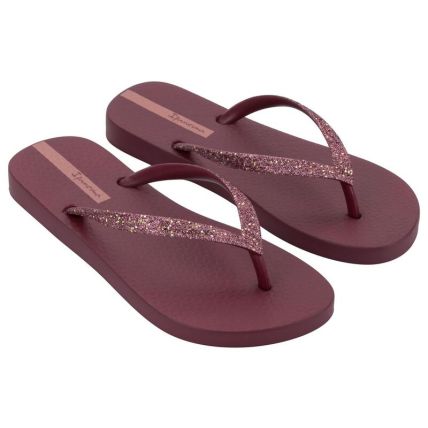 Chinelo Feminino Ipanema Power Glitter - 27456 - Vermelho/glitter/rosa - Atacado