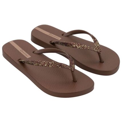 Chinelo Feminino Ipanema Power Glitter - 27456 - Marrom/glitter - Atacado