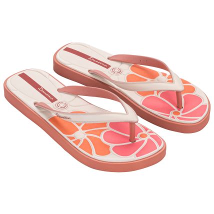 Chinelo Feminino Ipanema Classic Comfy - 27429 - Rosa/bege/laranja - Atacado
