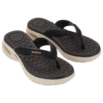 Tamanco Feminino Azaleia Serena Pulse - 19342 - Preto/off White Medio - Atacado