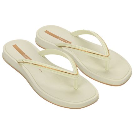 Chinelo Feminino Ipanema Glow - 27398 - Bege Claro/bege/cobre - Atacado