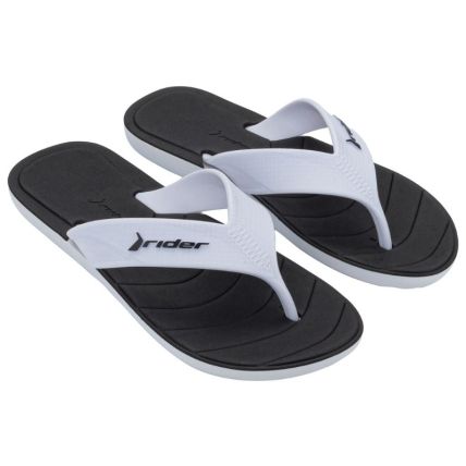 Chinelo Masculino Rider Pulse - 12573 - Branco/branco/preto - Atacado