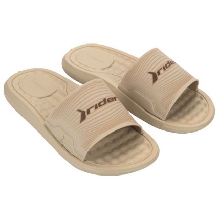 Chinelo Slide Masculino Rider Step - 12265 - Bege/bege/marrom - Atacado