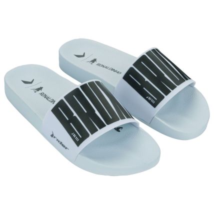 Chinelo Slide Masculino Rider R10 - 12562 - Branco/branco/preto - Atacado