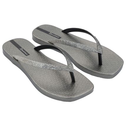Chinelo Feminino Ipanema Edge Shine - 27466 - Preto Metalizado/glitter - Atacado