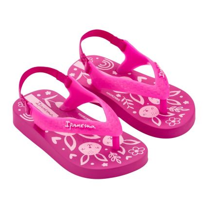Chinelo Baby Ipanema Classic - 27011 - Rosa/rosa Escuro - Atacado