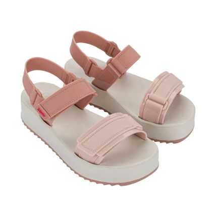 Sandalia Feminina Zaxy New Up Papete - 19282 - Nude Medio/nude Claro - Atacado