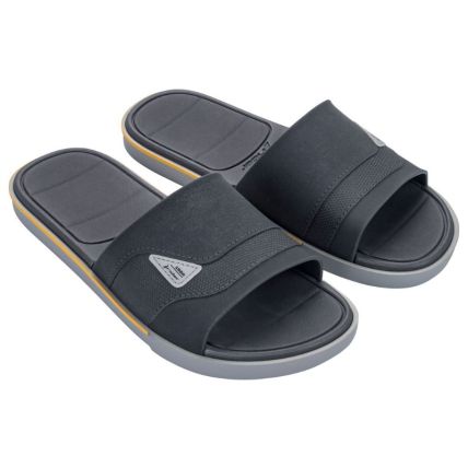 Chinelo Slide Masculino Rider Spin - 11795 - Cinza/preto/amarelo - Atacado