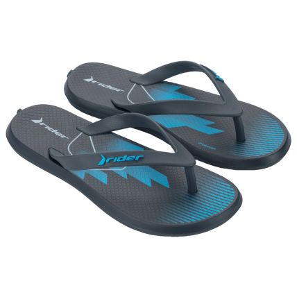 Chinelo Infantil Rider R1 Style - 11957 - Cinza/cinza/azul - Atacado