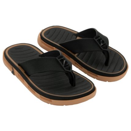 Chinelo Masculino Rider R Feat - 12558 - Bege/preto - Atacado