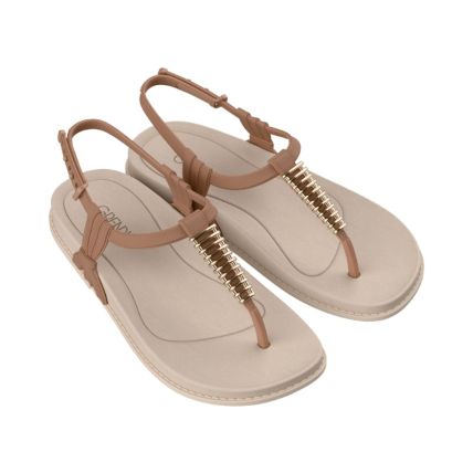 Sandalia Feminina Grendha Charmosa - 19292 - Marrom Make Off - Atacado