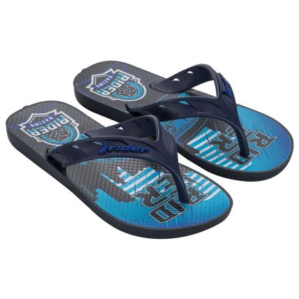 Chinelo Infantil Rider Street Joy - 11768 - Azul/azul Escuro - Atacado