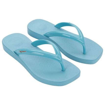 Chinelo Feminino Ipanema Pluma - 27507 - Azul Claro/azul/laranja - Atacado