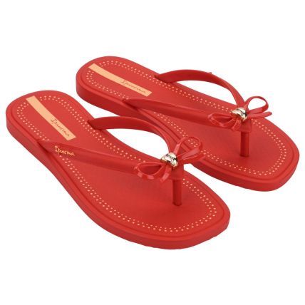 Chinelo Feminino Ipanema Laços - 27471 - Vermelho/vermelho/laranja - Atacado