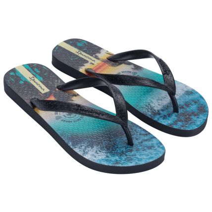 Chinelo Masculino Ipanema Urbana - 25373 - Preto/azul/amarelo - Atacado