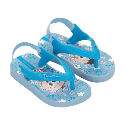 Chinelo Baby Ipanema Turma Da Monica - 26791 - Azul Claro/azul - Atacado