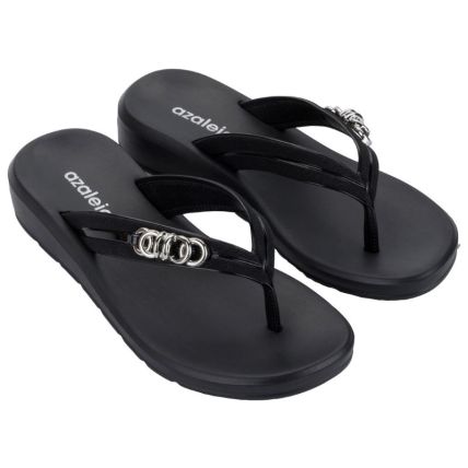 Tamanco Feminino Azaleia Duda - 19320 - Preto - Atacado