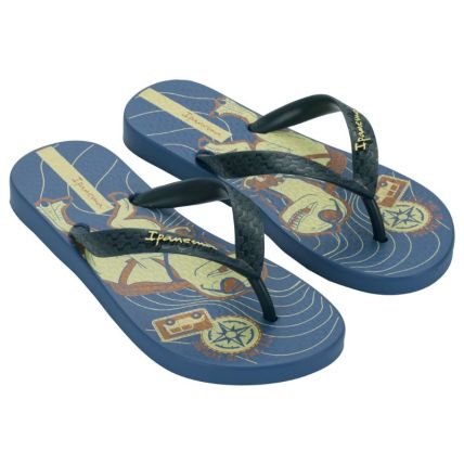 Chinelo Infantil Ipanema Fantasia - 27012 - Azul/azul Escuro/amarelo - Atacado