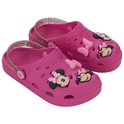 Babuche Infantil Disney Smile Babuch - 23348 - Rosa/glitter - Atacado