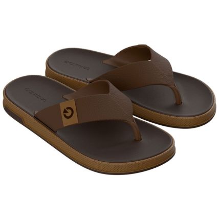 Chinelo Masculino Cartago Milão Plus - 12598 - Castor/marrom - Atacado