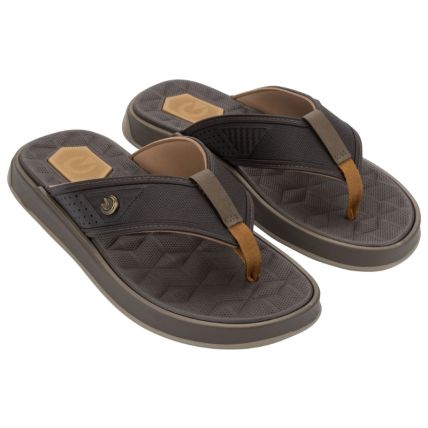 Chinelo Masculino Cartago Nápoles Iv - 12339 - Marrom/marrom/castor - Atacado