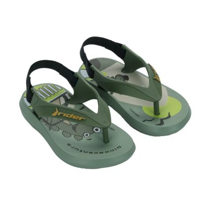 Chinelo Baby Rider R1 ||| - 12295 - Verde/verde/bege - Atacado