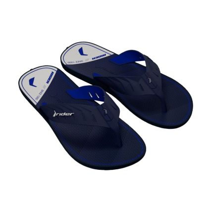 Chinelo Masculino Rider Street Duo Plus - 12505 - Azul/azul/branco - Atacado