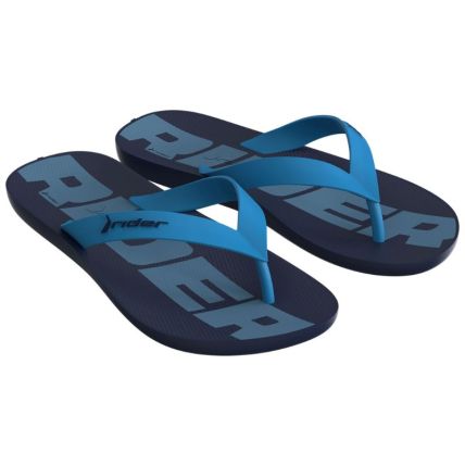 Chinelo Infantil Rider Feel - 12372 - Azul Escuro/azul - Atacado