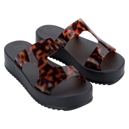 Tamanco Feminino Zaxy Like - 19327 - Preto/tartaruga - Atacado