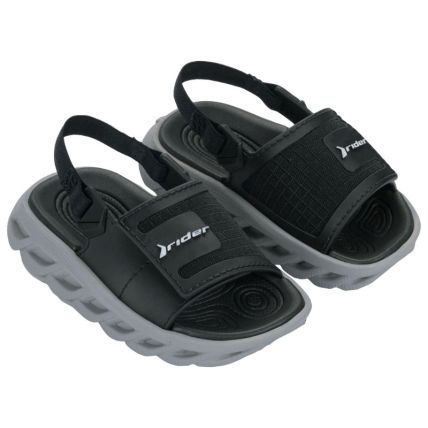 Chinelo Slide Baby Rider R Power - 12555 - Cinza/preto - Atacado