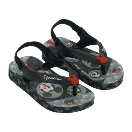 Chinelo Baby Ipanema Disney Joy - 27323 - Preto/preto - Atacado