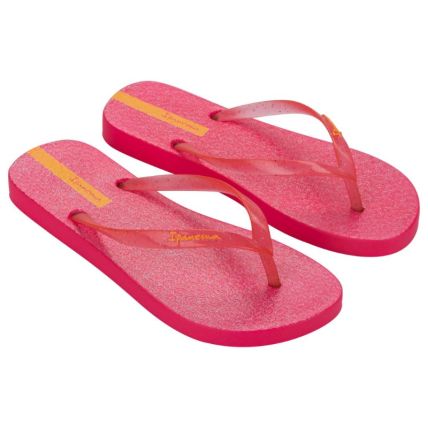 Chinelo Feminino Ipanema Glitter - 26481 - Rosa/rosa Glitter (Bq829) - Atacado