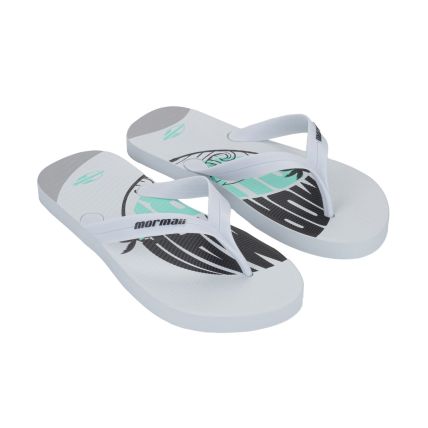 Chinelo Masculino Mormaii Tropical - 11936 - Branco/branco/preto - Atacado