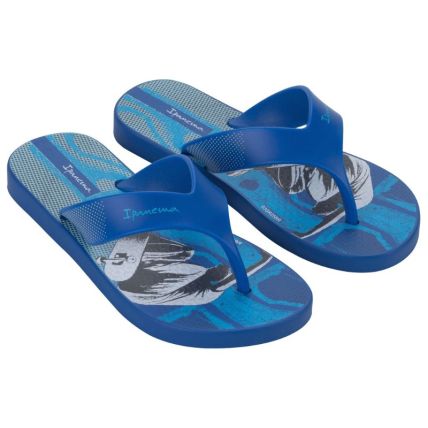 Chinelo Infantil Ipanema Deck City - 27114 - Azul/branco/azul - Atacado