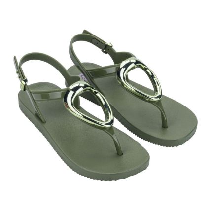 Sandalia Feminina Zaxy Fancy - 19283 - Verde Mate - Atacado