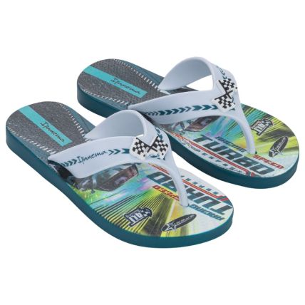 Chinelo Infantil Ipanema Sporty - 27277 - Azul/branco/amarelo - Atacado