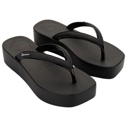 Tamanco Feminino Ipanema Pluma Up - 27516 - Preto/preto/branco - Atacado