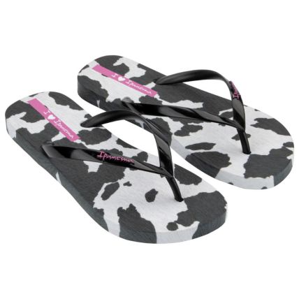 Chinelo Feminino Ipanema Trendy Print - 27452 - Branco/preto/lilás - Atacado