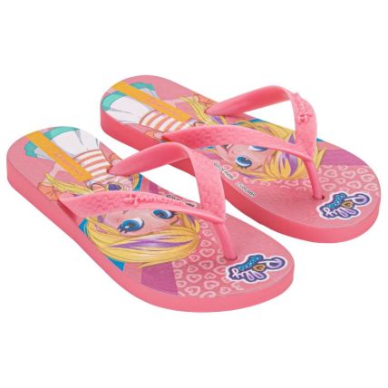 Chinelo Infantil Ipanema Polly E Max Steel - 26048 - Rosa/rosa/amarelo - Atacado