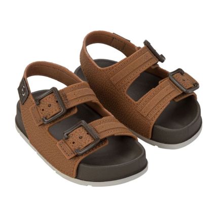 Chinelo Slide Baby Cartago Milão Ii - 12418 - Marrom/castor - Atacado