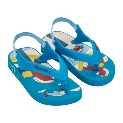 Chinelo Baby Ipanema - 25431 - Azul/azul/vermelho - Atacado