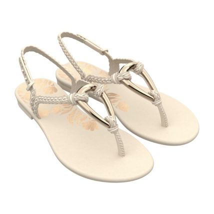 Sandalia Feminina Grendha Sublime - 19250 - Off White Medio - Atacado