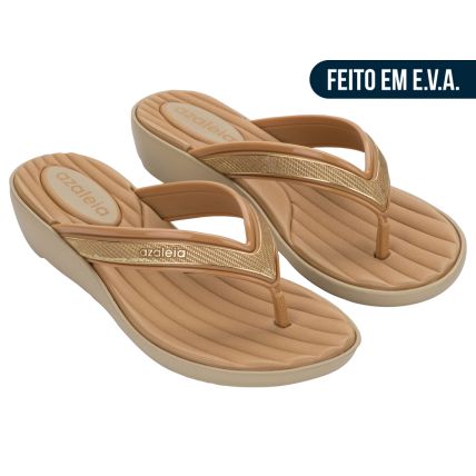 Tamanco Feminino Azaleia Emma - 19355 - Bege Mel 