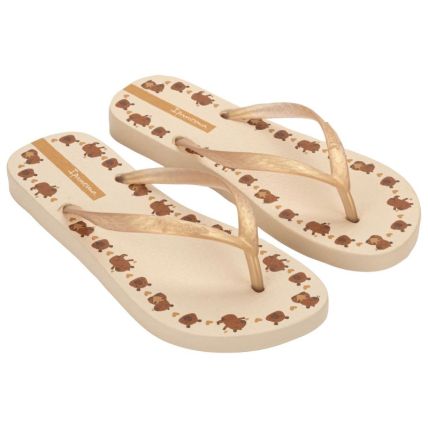 Chinelo Feminino Ipanema Day - 27321 - Bege/bege Perolado - Atacado