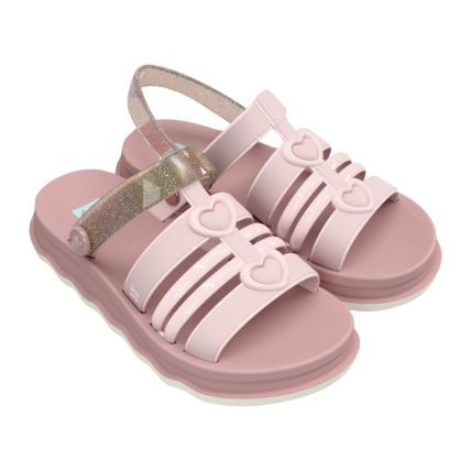 Chinelo Slide Infantil Zaxy Zip - 19269 - Nude Claro/nude Medio - Atacado