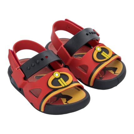 Sandalia Baby Disney Swift - 23378 - Preto/vermelho - Atacado