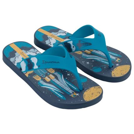 Chinelo Infantil Ipanema Deck City - 27114 - Azul/azul/amarelo - Atacado
