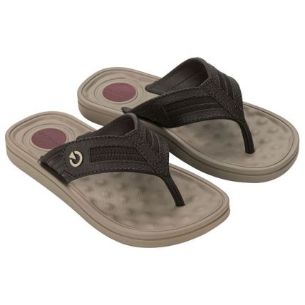 Chinelo Infantil Cartago Alabama - 11858 - Bege/marrom/vermelho - Atacado