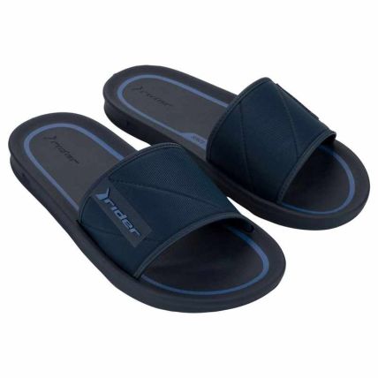 Chinelo Slide Masculino Rider Street - 11578 - Azul/azul Escuro - Atacado